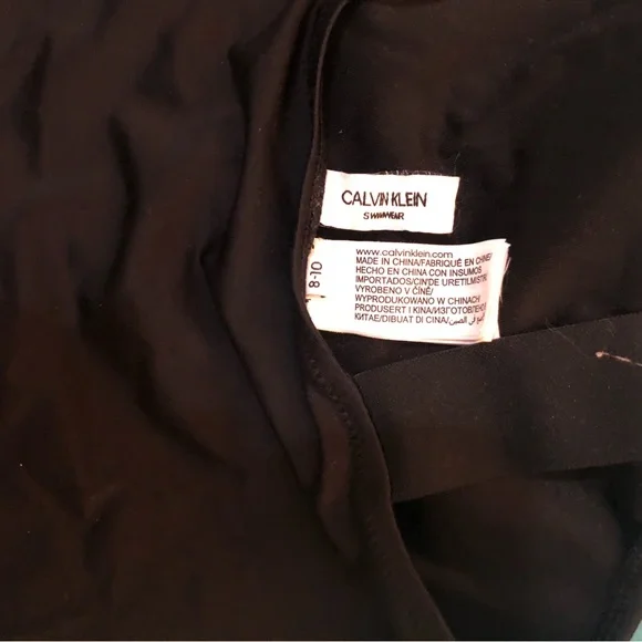 Girls Calvin Klein size 10 one piece swimmers - Picture 2 of 3